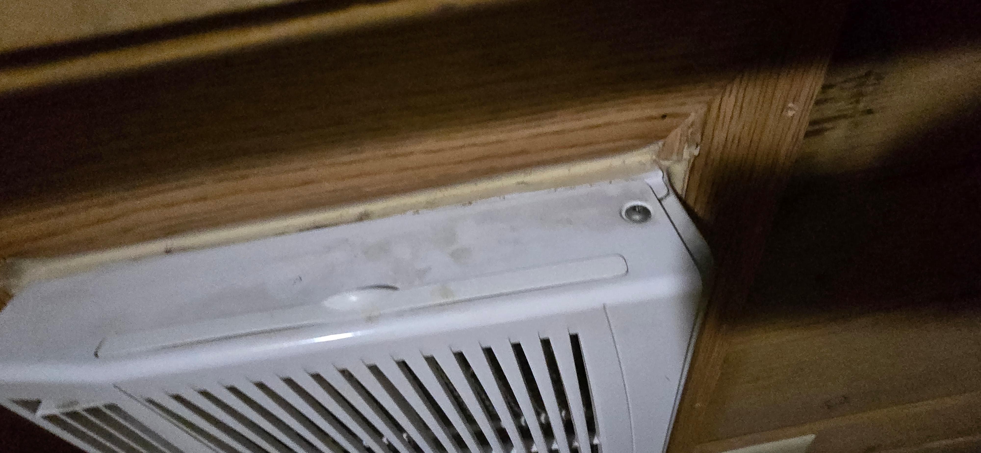 Side of AC looked uncleaned