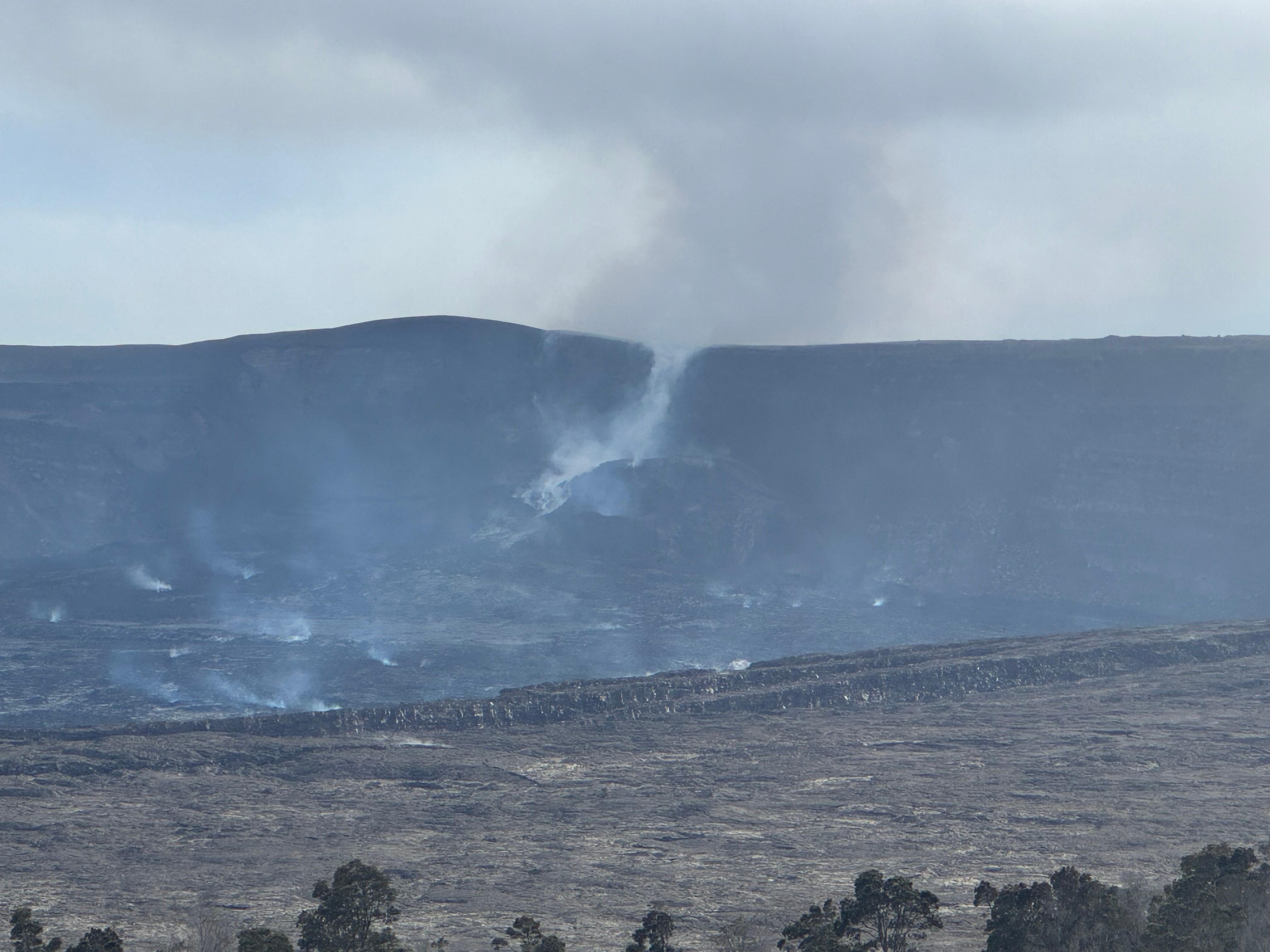 Volcano during the day