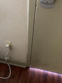 Painting job unfinished.