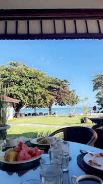 Vue du petit déjeuner