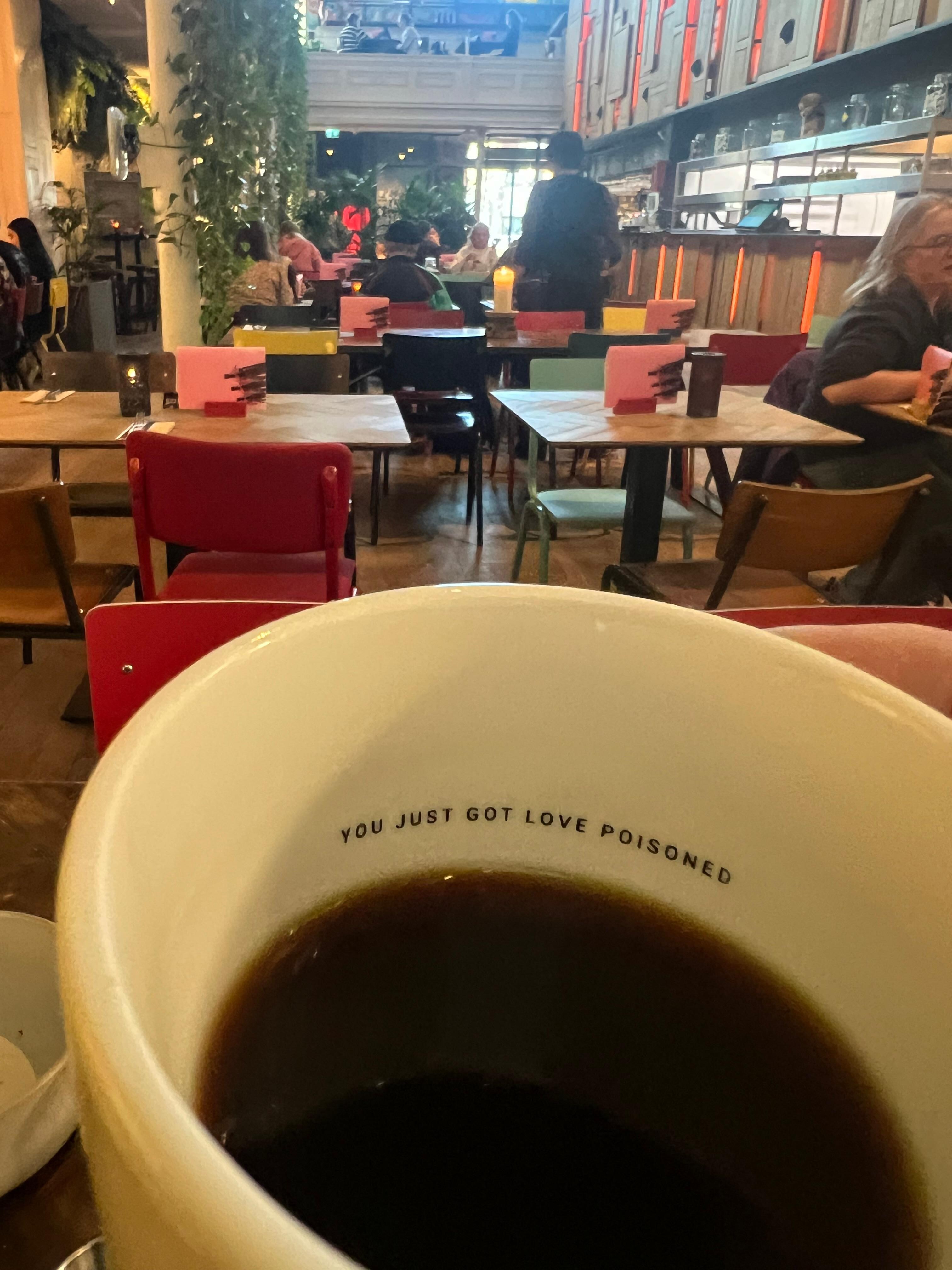 Message in a cup!