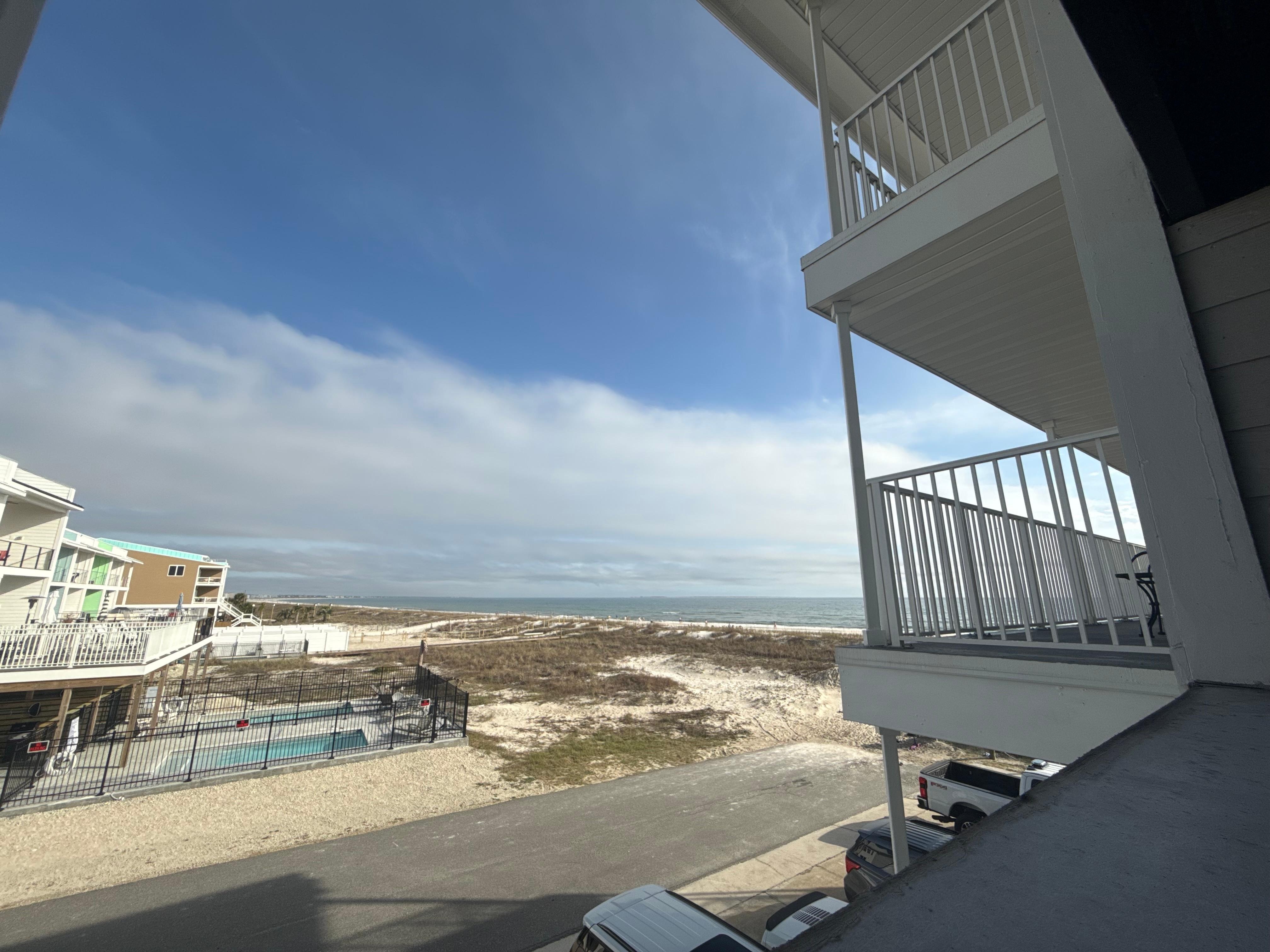 View from the balcony