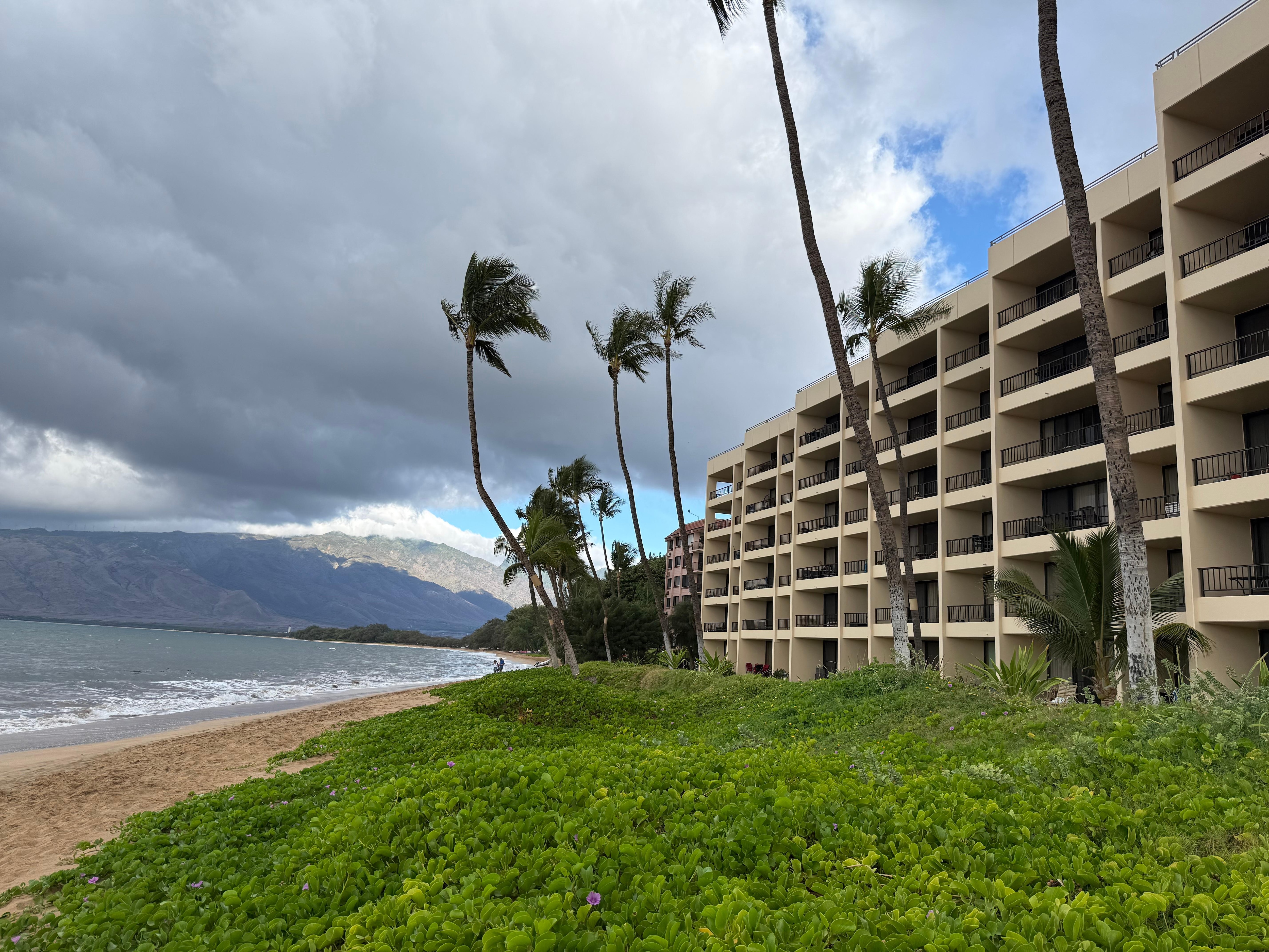 Beach and condo view