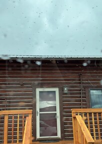 Can see the swarm in the upper half of the picture