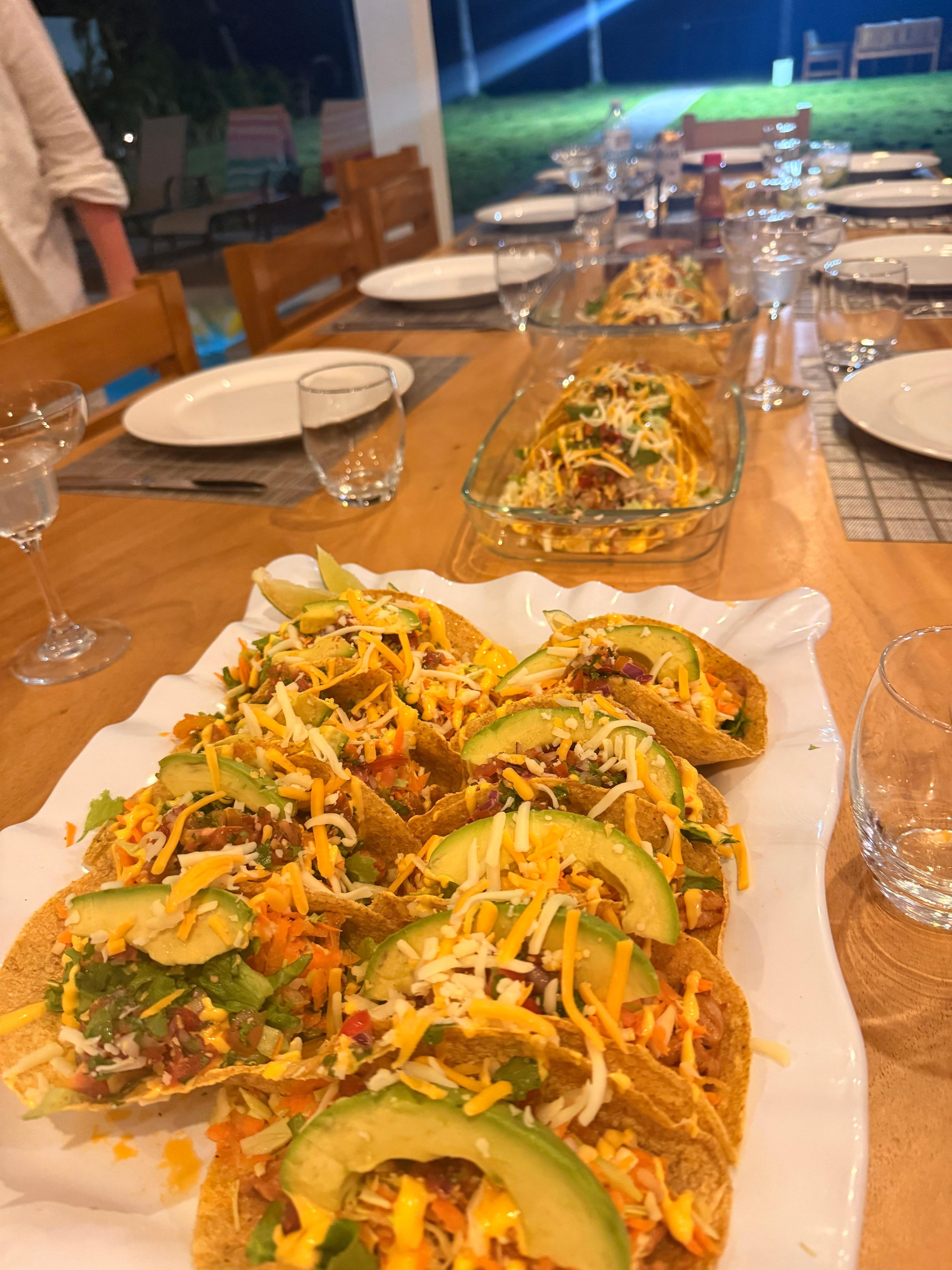 One of the dinners cooked by Chef Mary! 