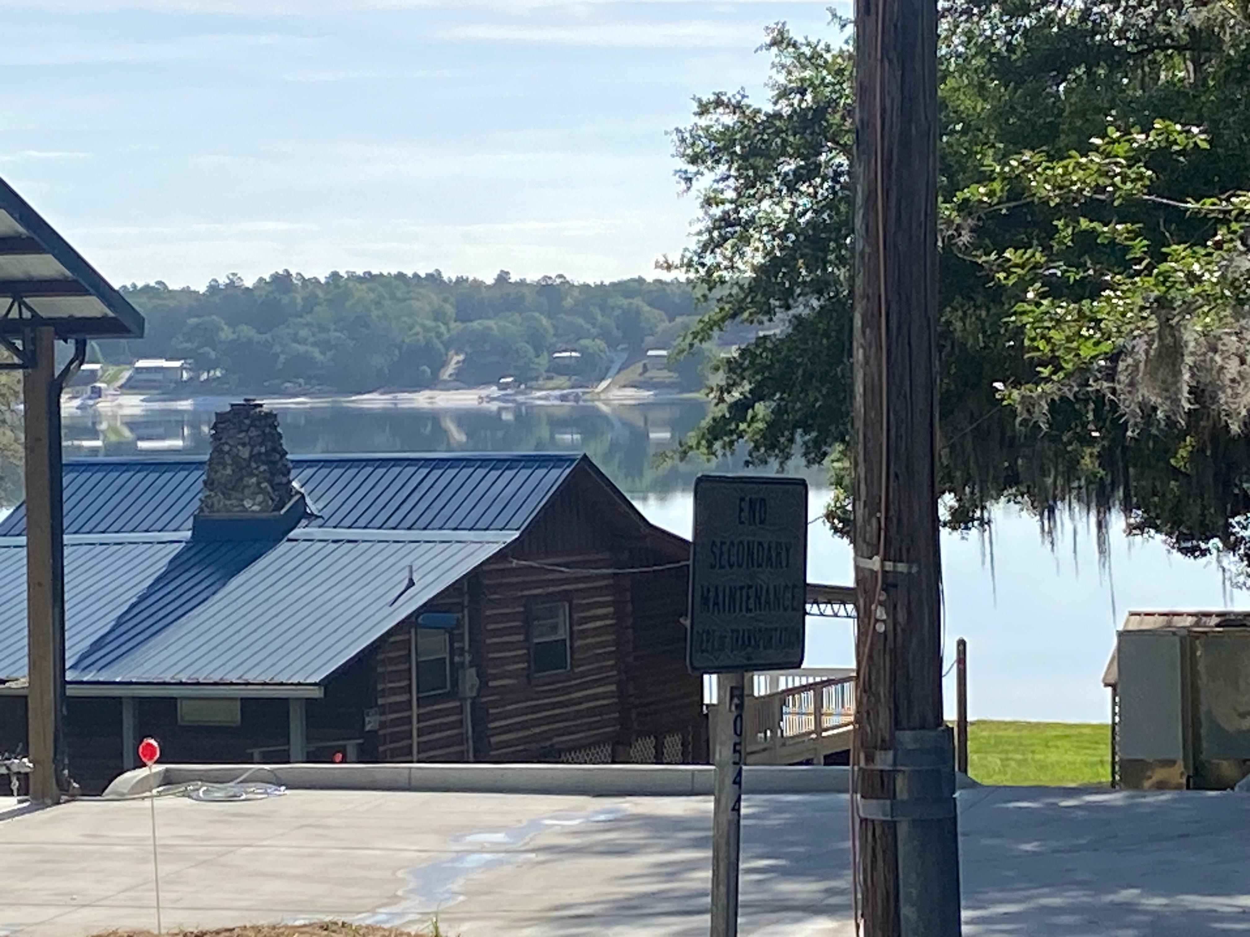A photo of a home by Crystal Lake down the road from this property. 
