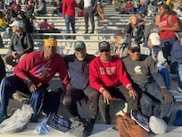 The Pittsburgh Crew at Franklin Field taking a picture after leaving the hotel for this event.