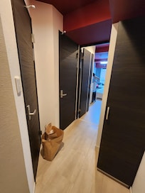 View from the front door into the apartment.