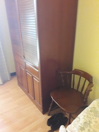 Wardrobe and table