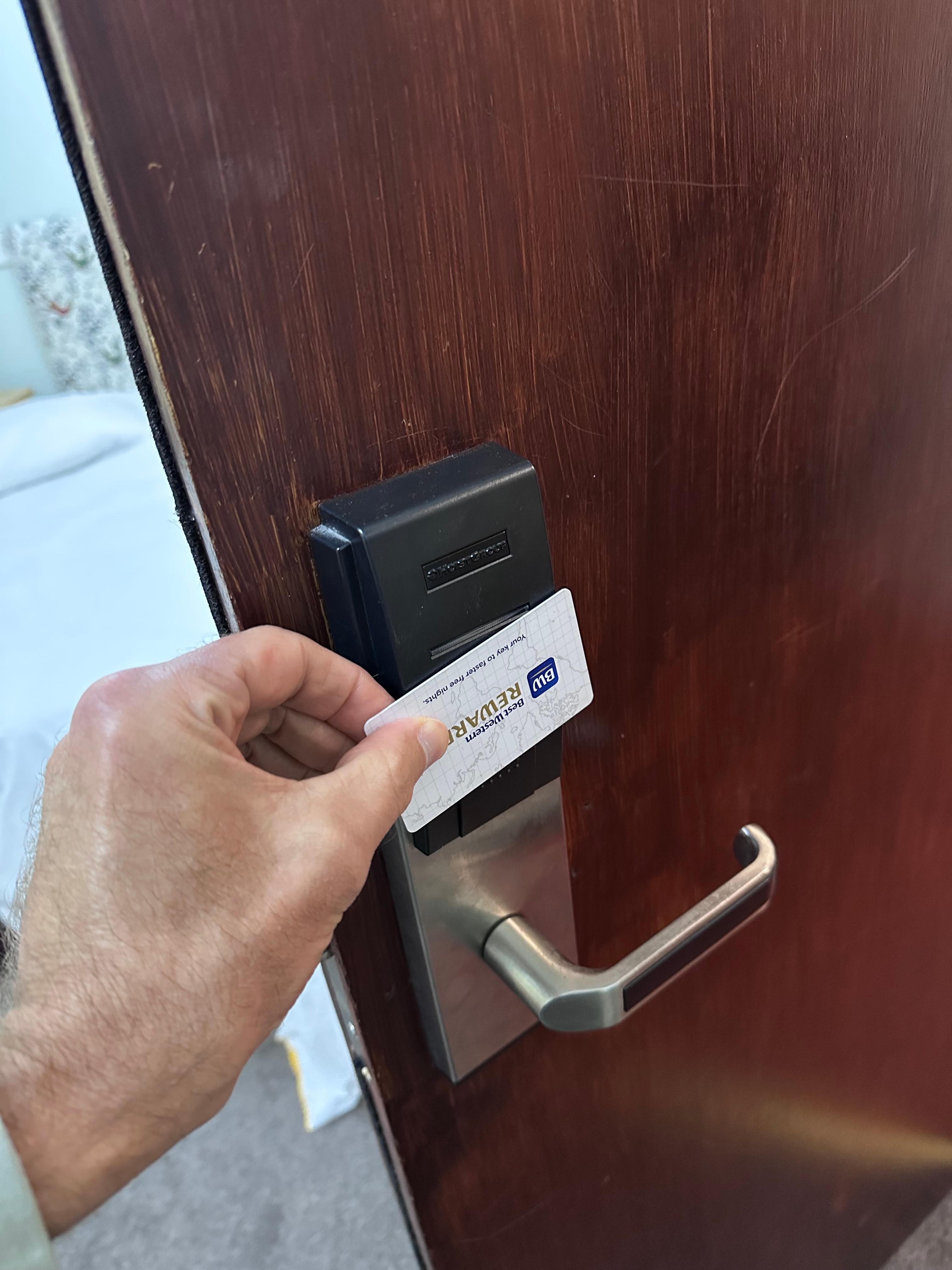 Door key not working 