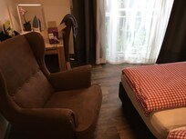 Room nicely furnished