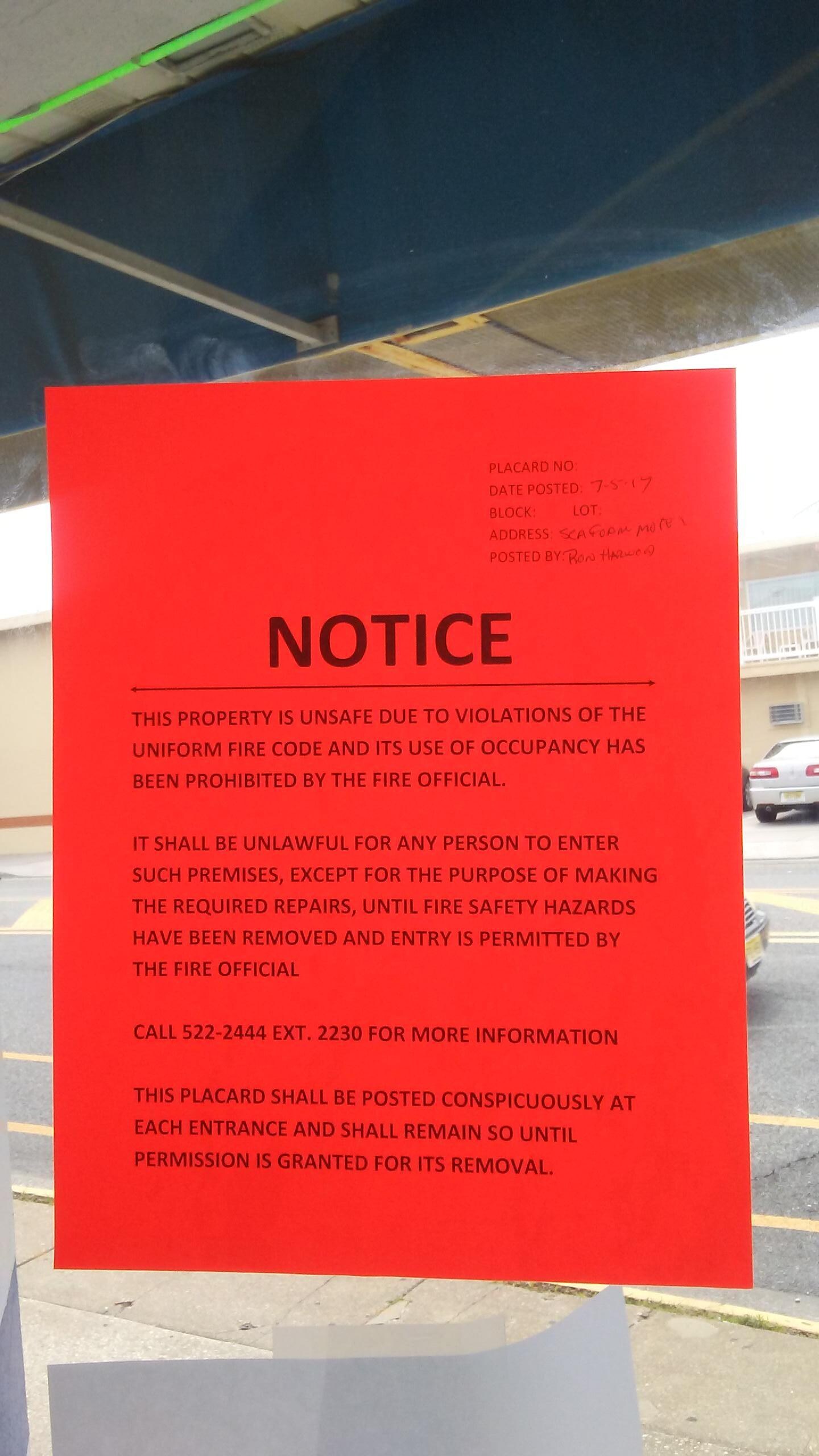 Closed Down by Officials!