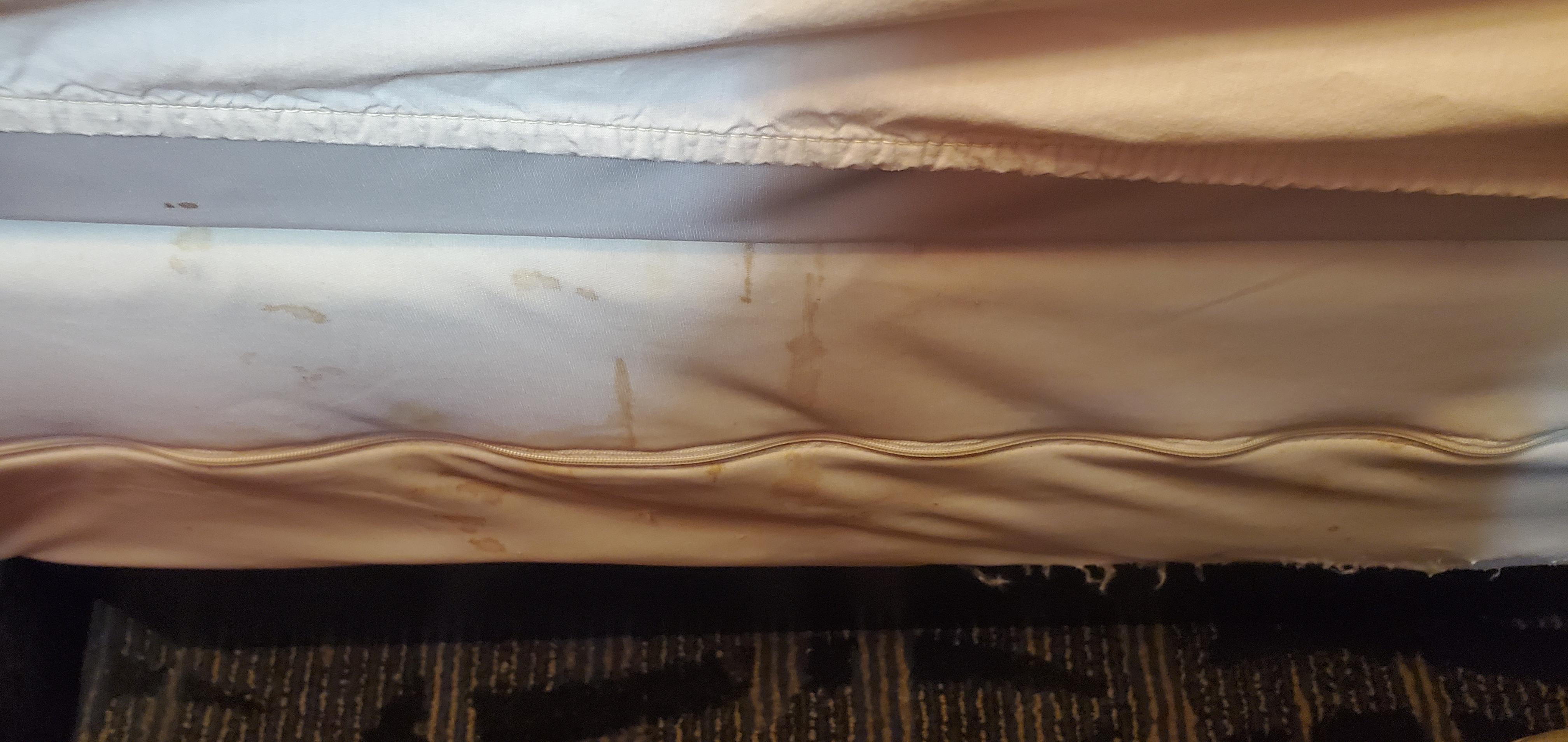 Stained Mattress cover 