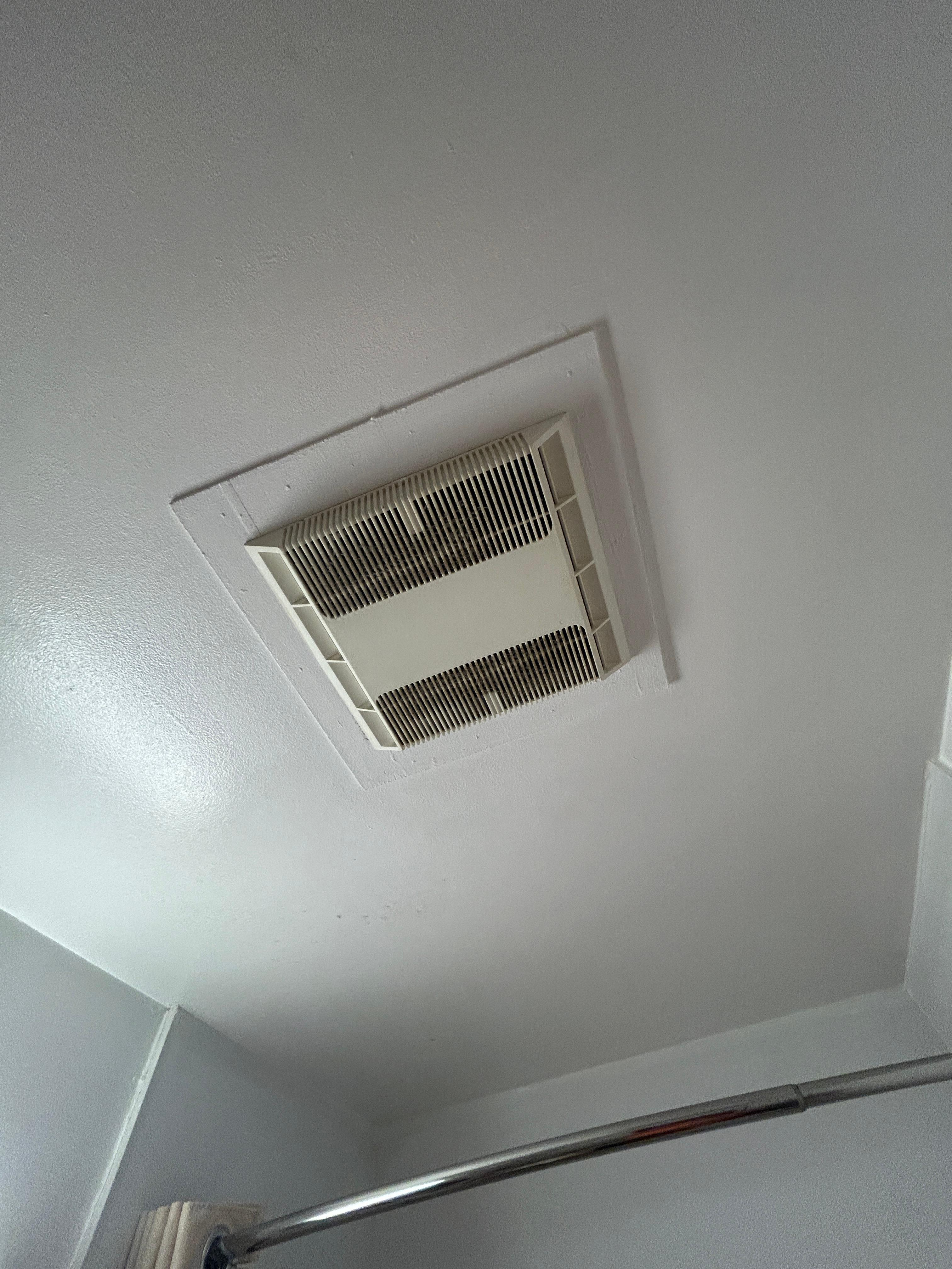 Filthy bathroom vent