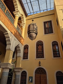 The interior courtyard.