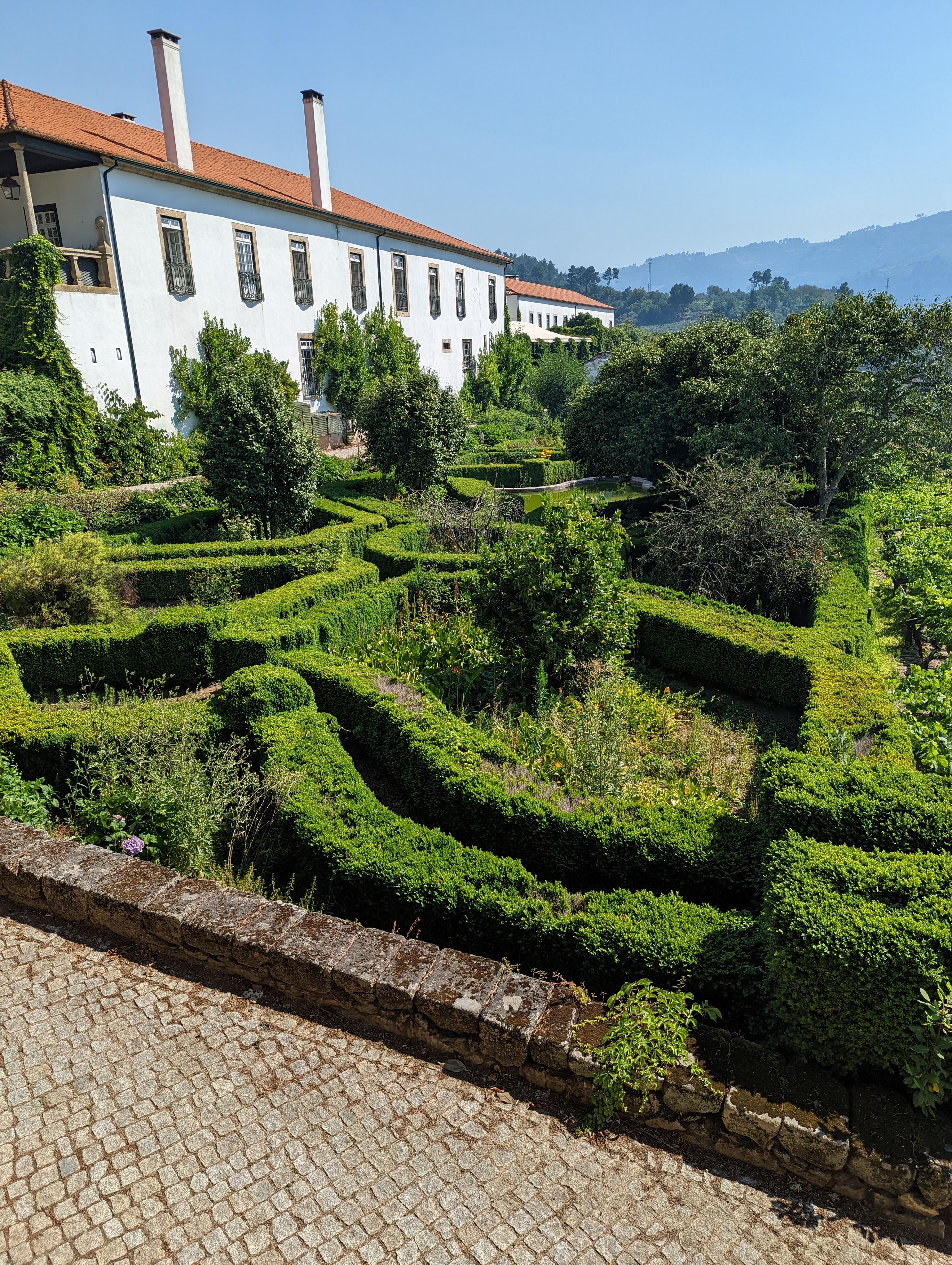 Backyard, behind main house