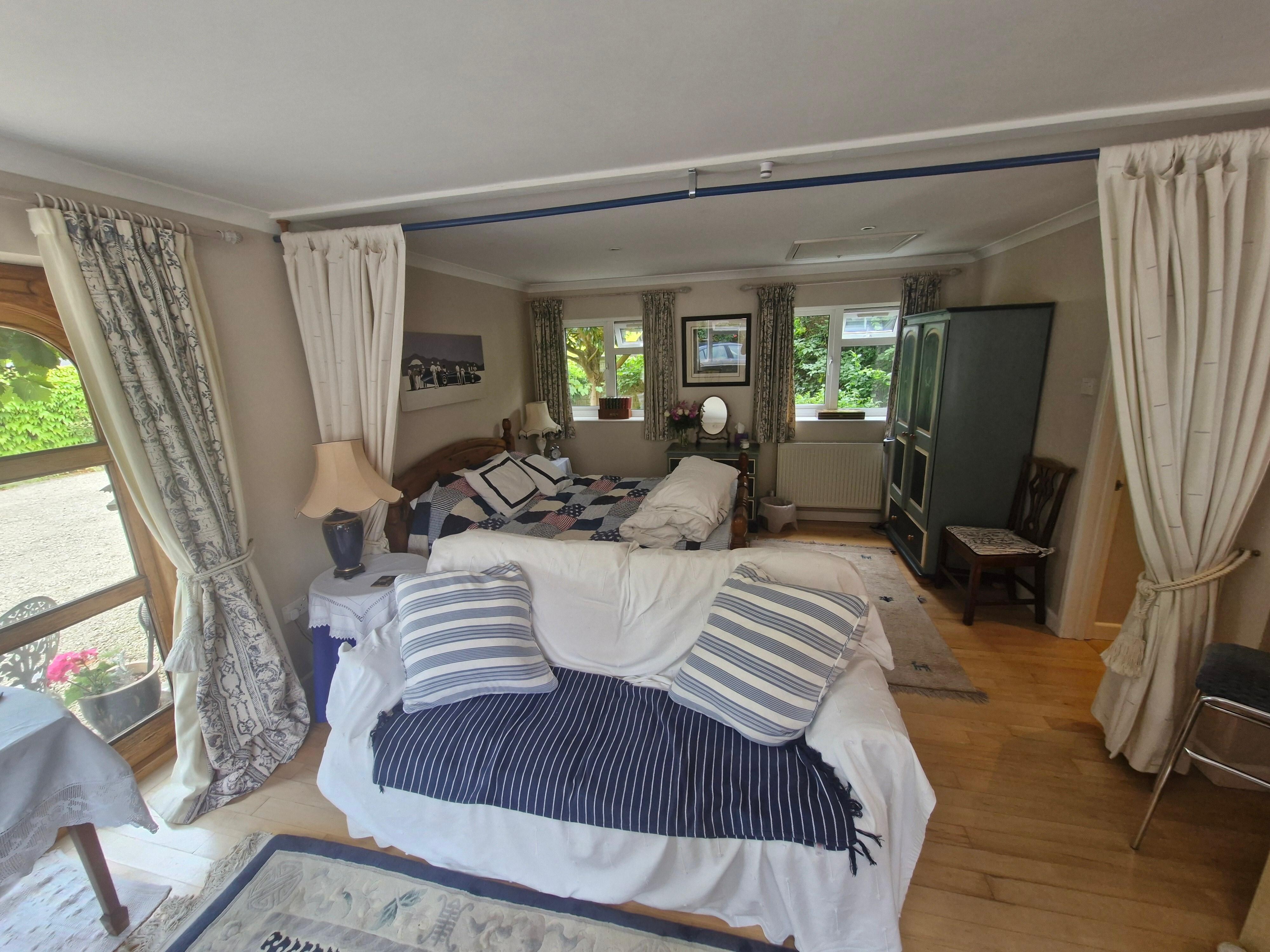 The bed and sofa bed