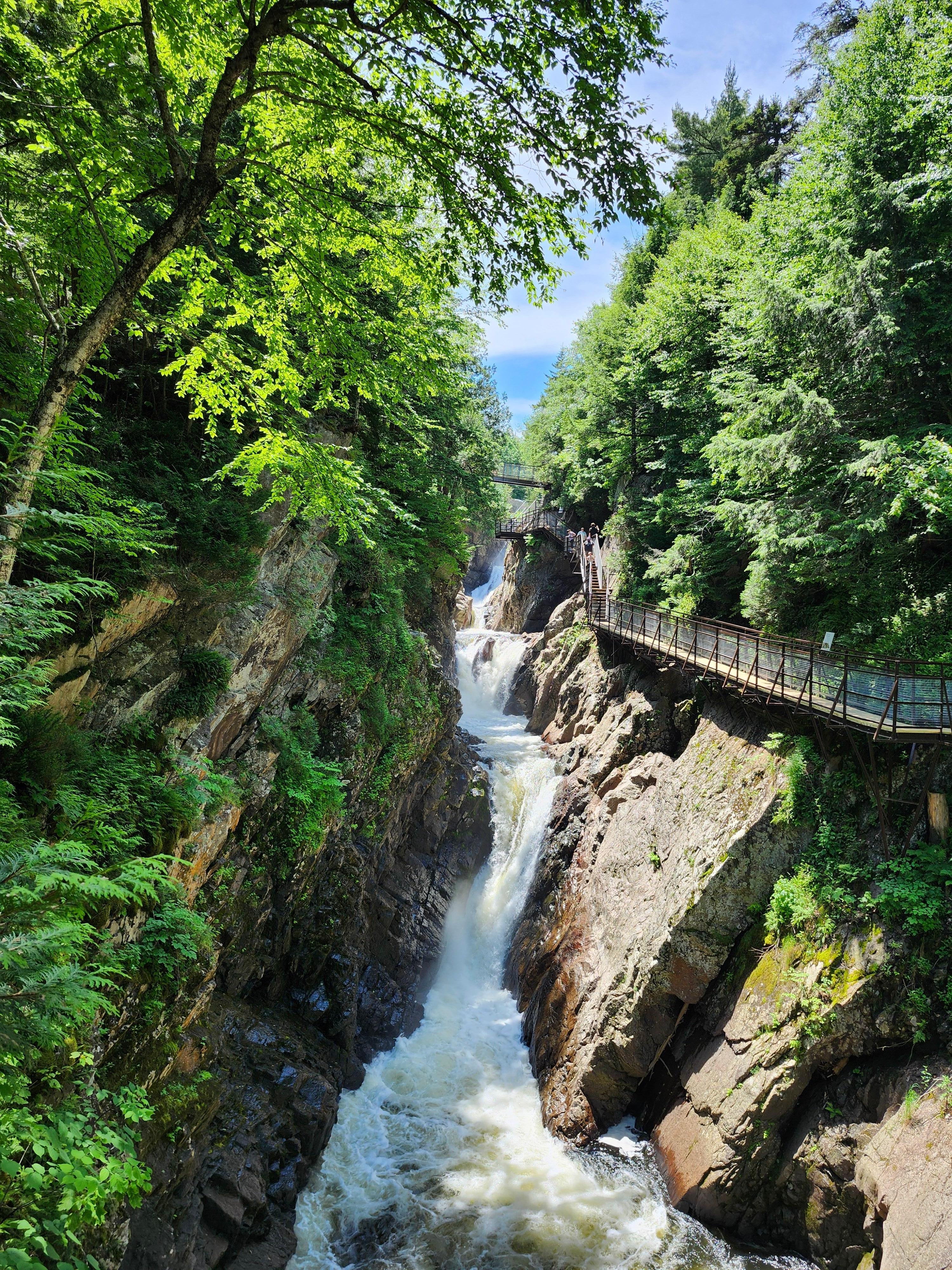 A short hike at High Falls Gorge