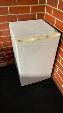 Fridge looked like it had been kicked