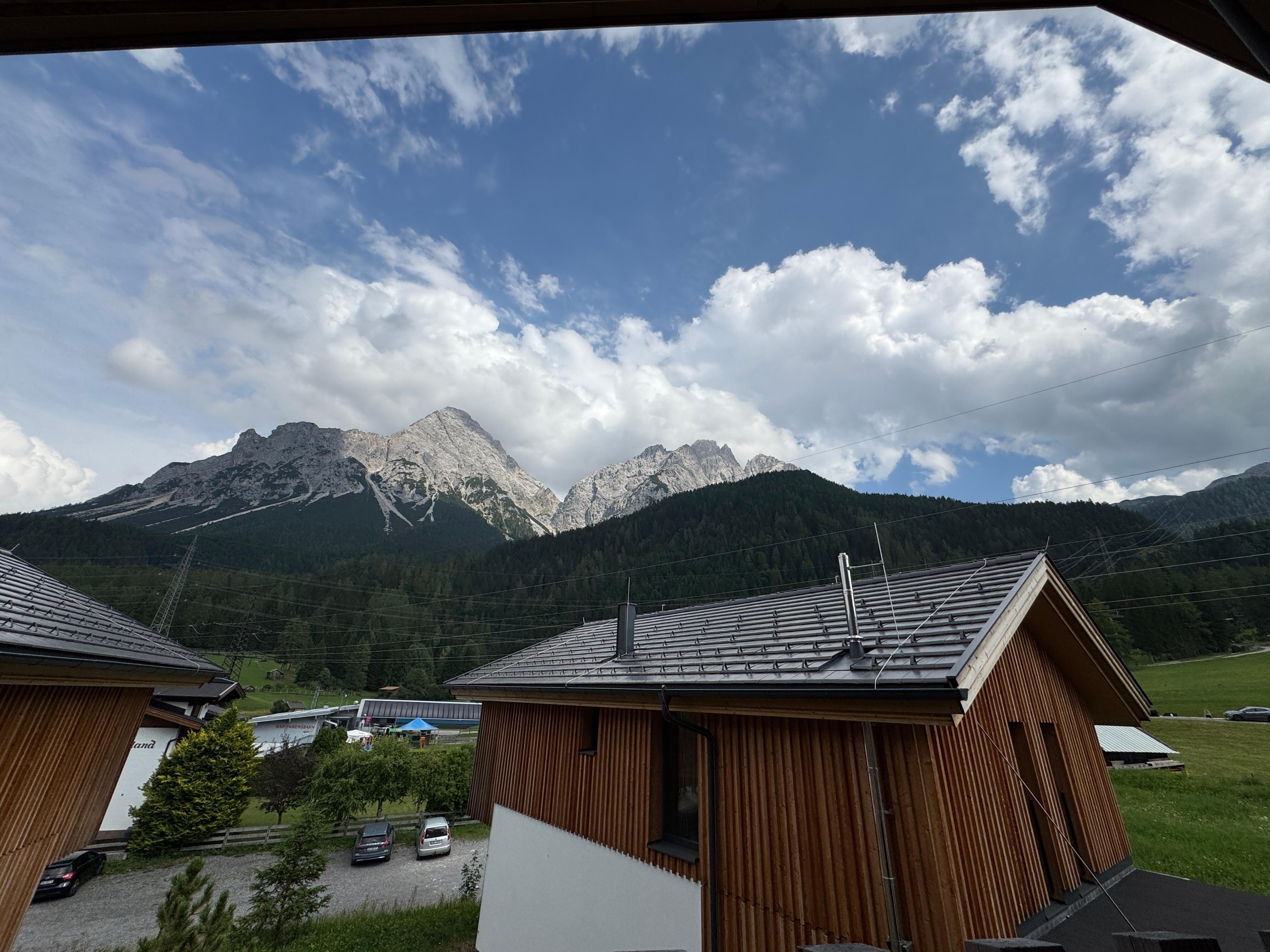 Ausblick vom Balkon