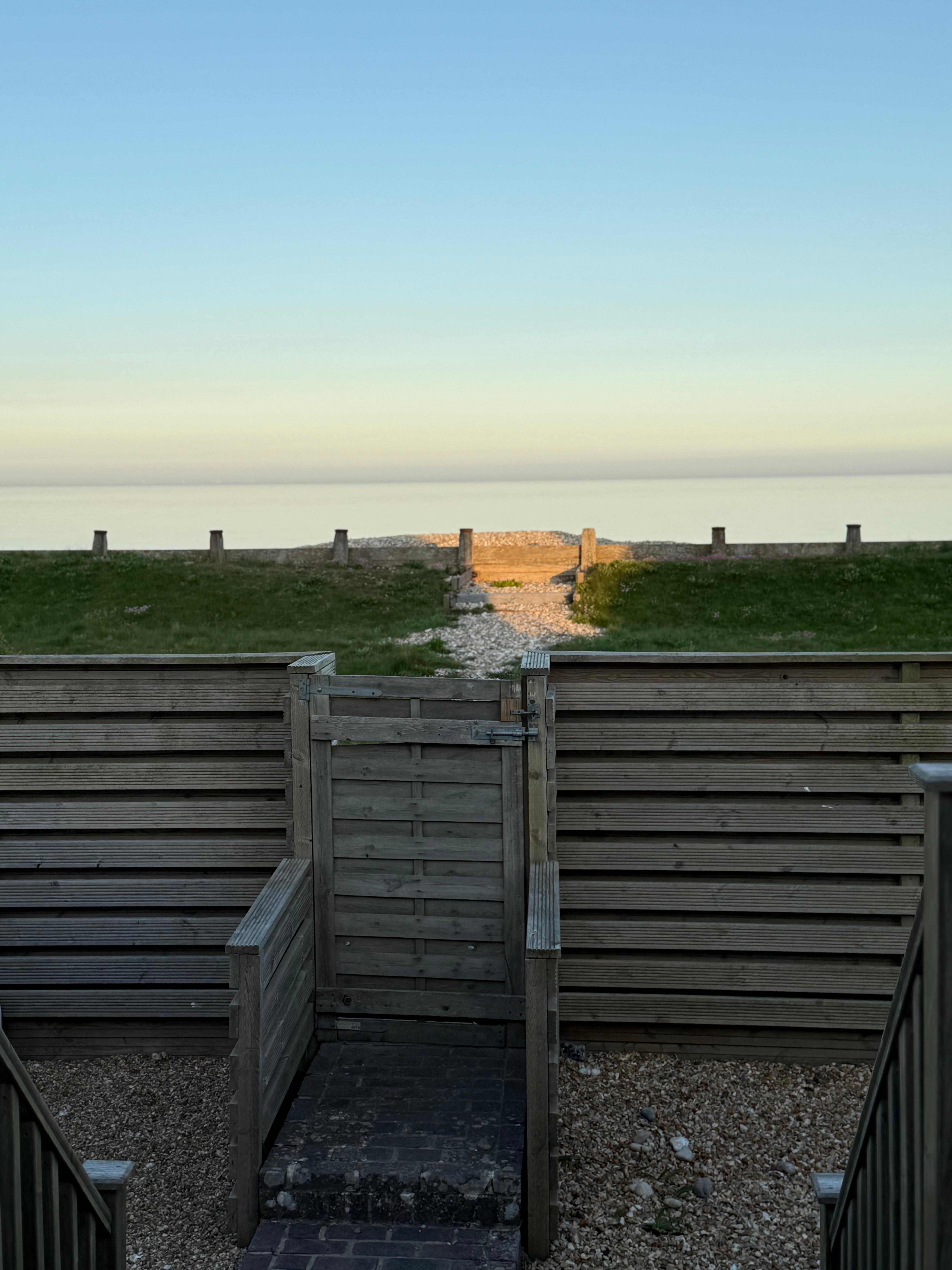 Evening view from the deck