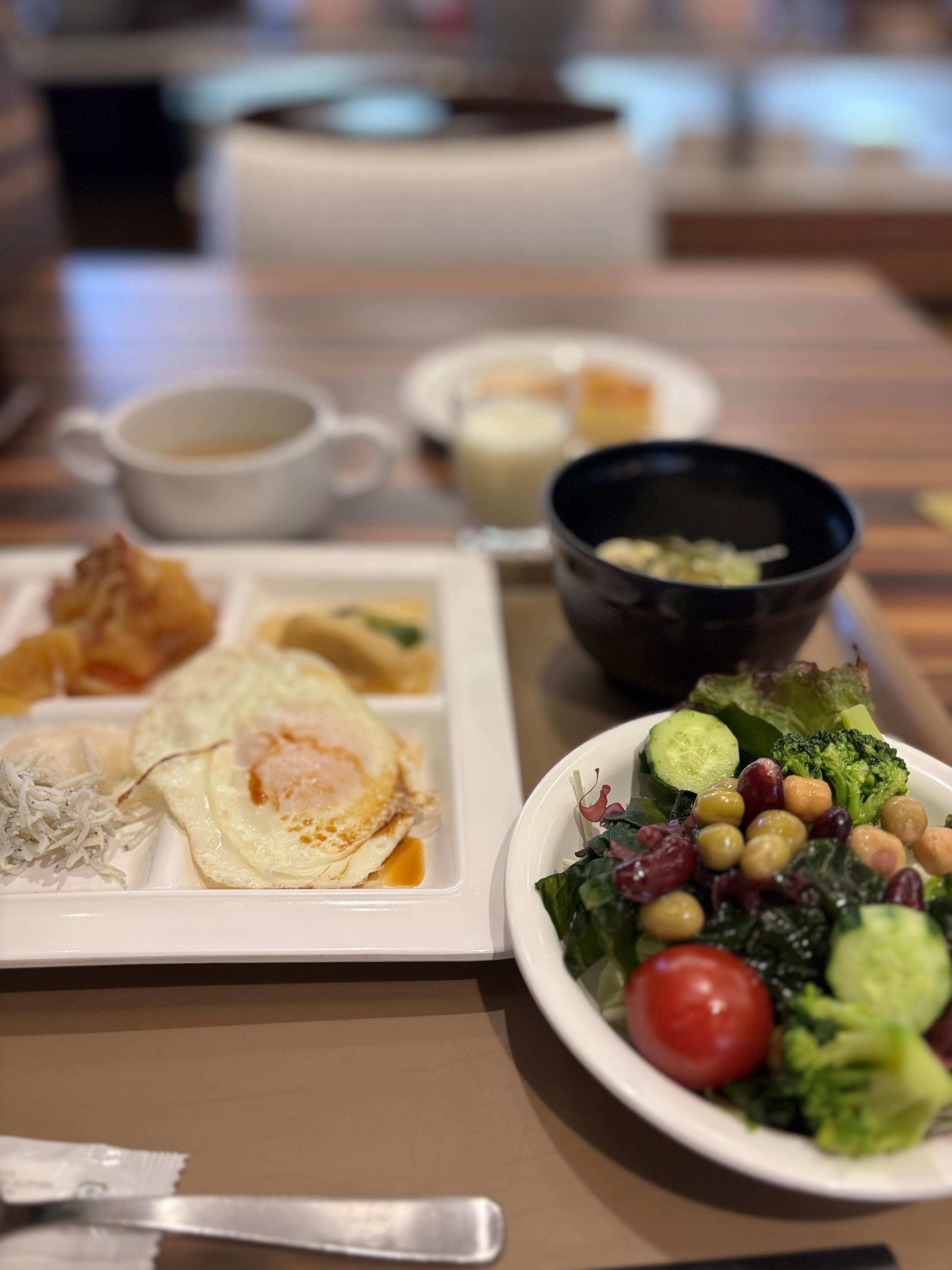 美味しい朝食バイキング