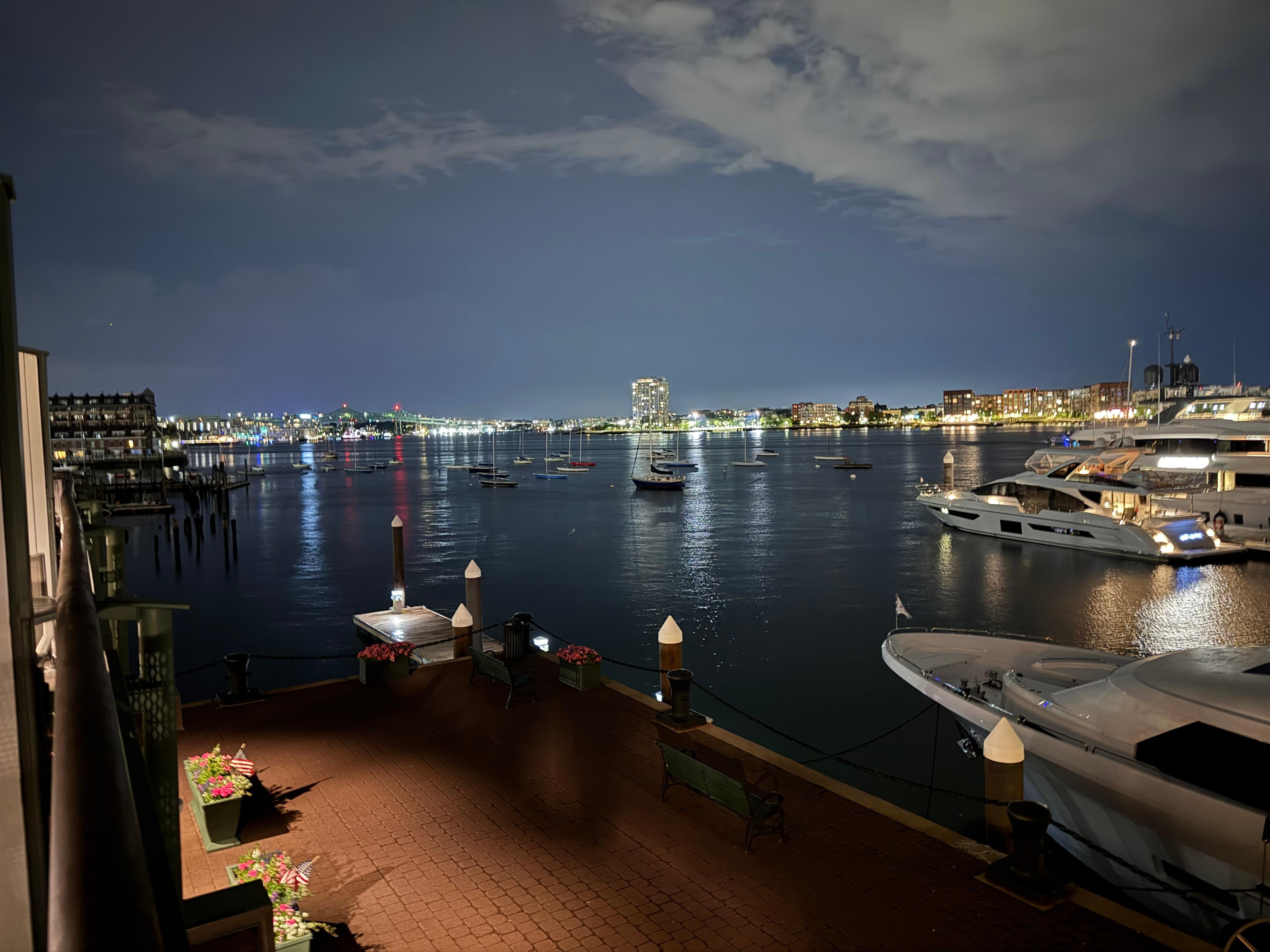 Evening view from room deck