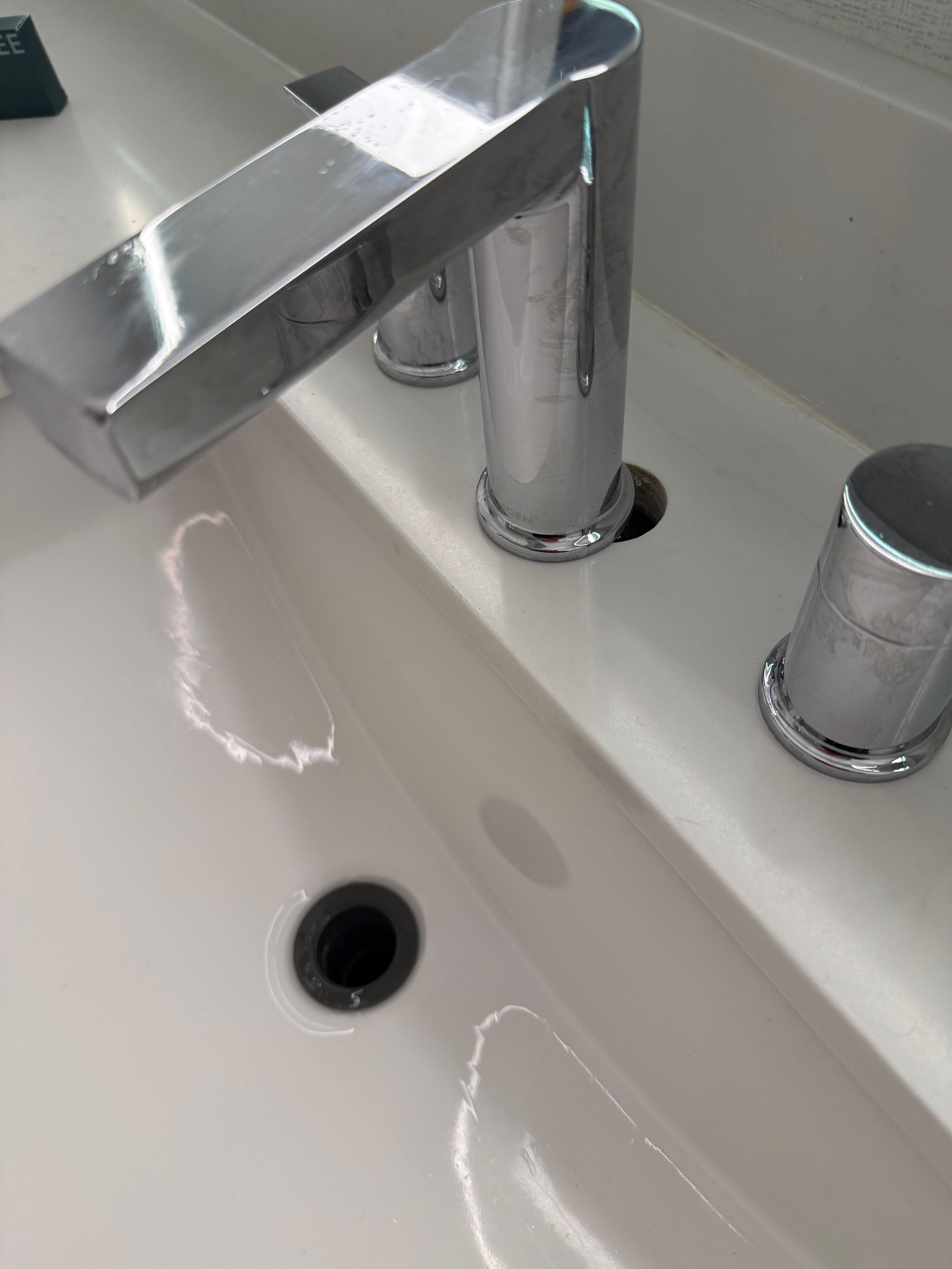 Bathroom sink was loose