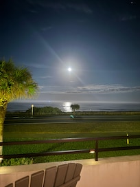 There was a full moon the first night we arrived. This was the view from our decks.