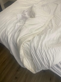 Filthy sheets totally unacceptable!!