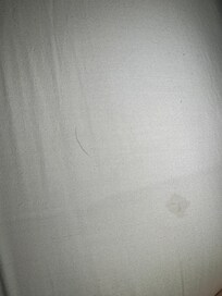 Stains on sheet