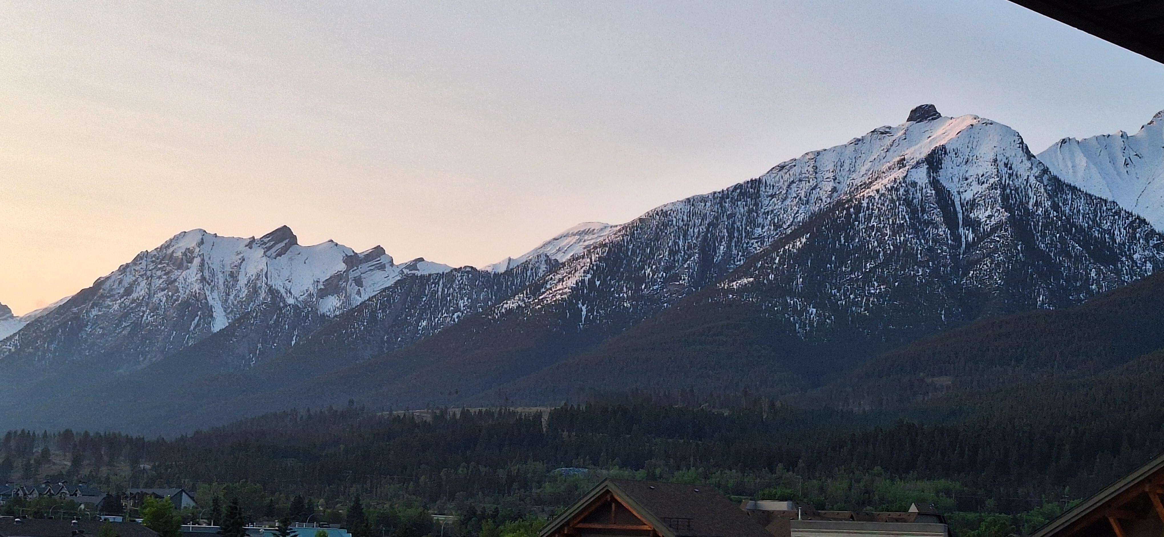 View from the balcony. 