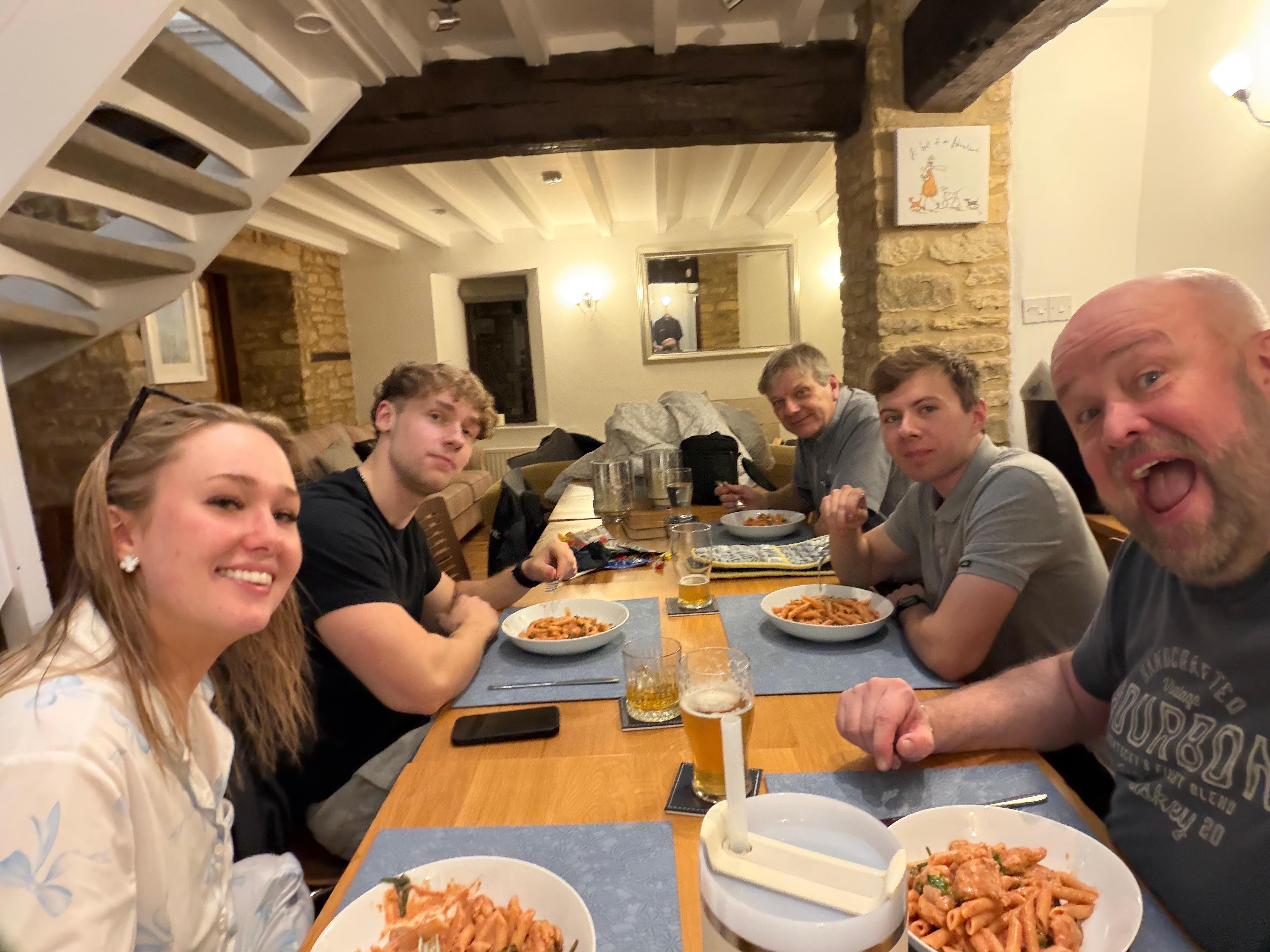 Dining with some of the team. @planeaudits