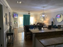 Dining and living area