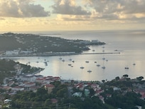 Views from our hotel room balcony