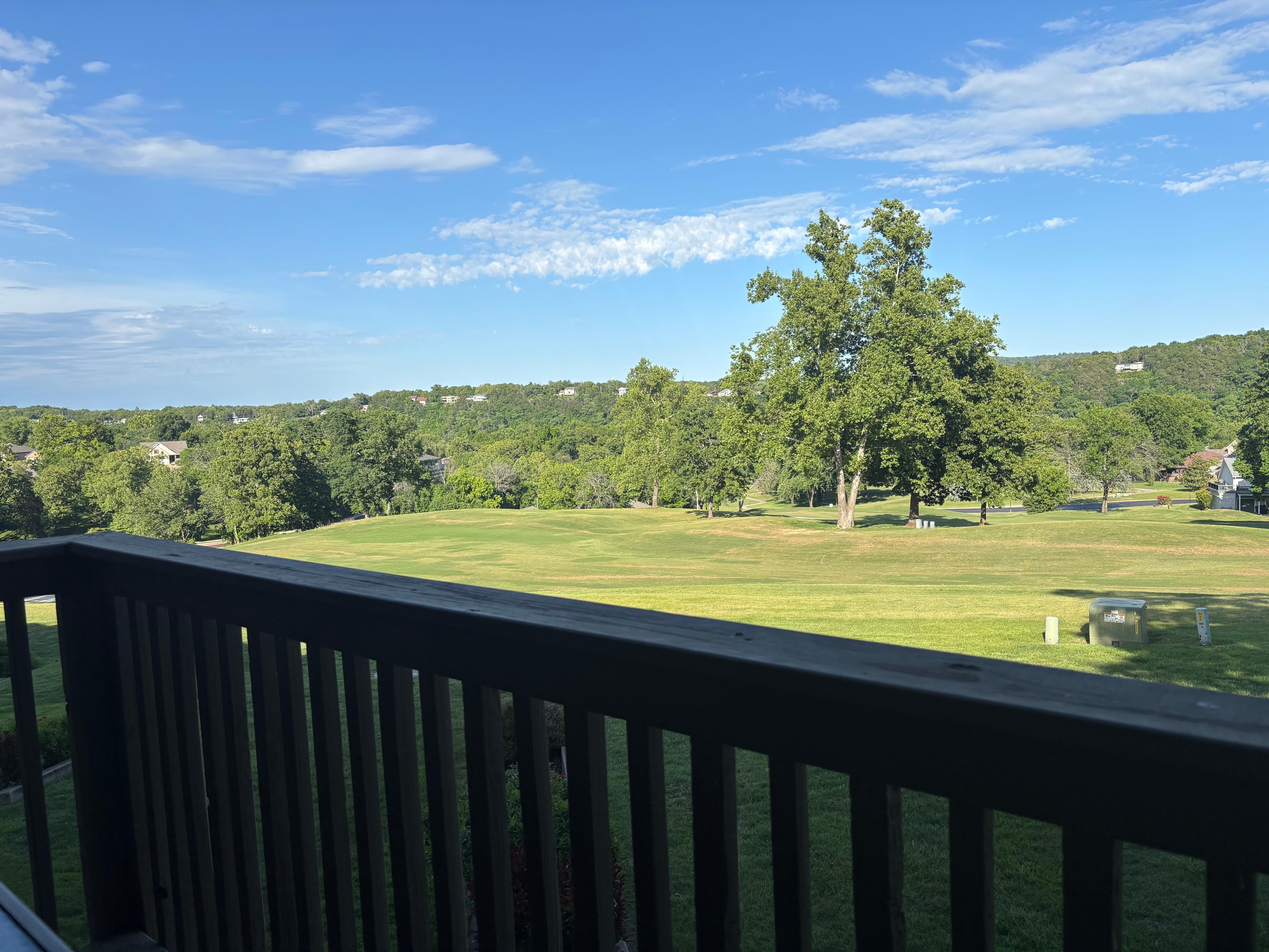View from patio