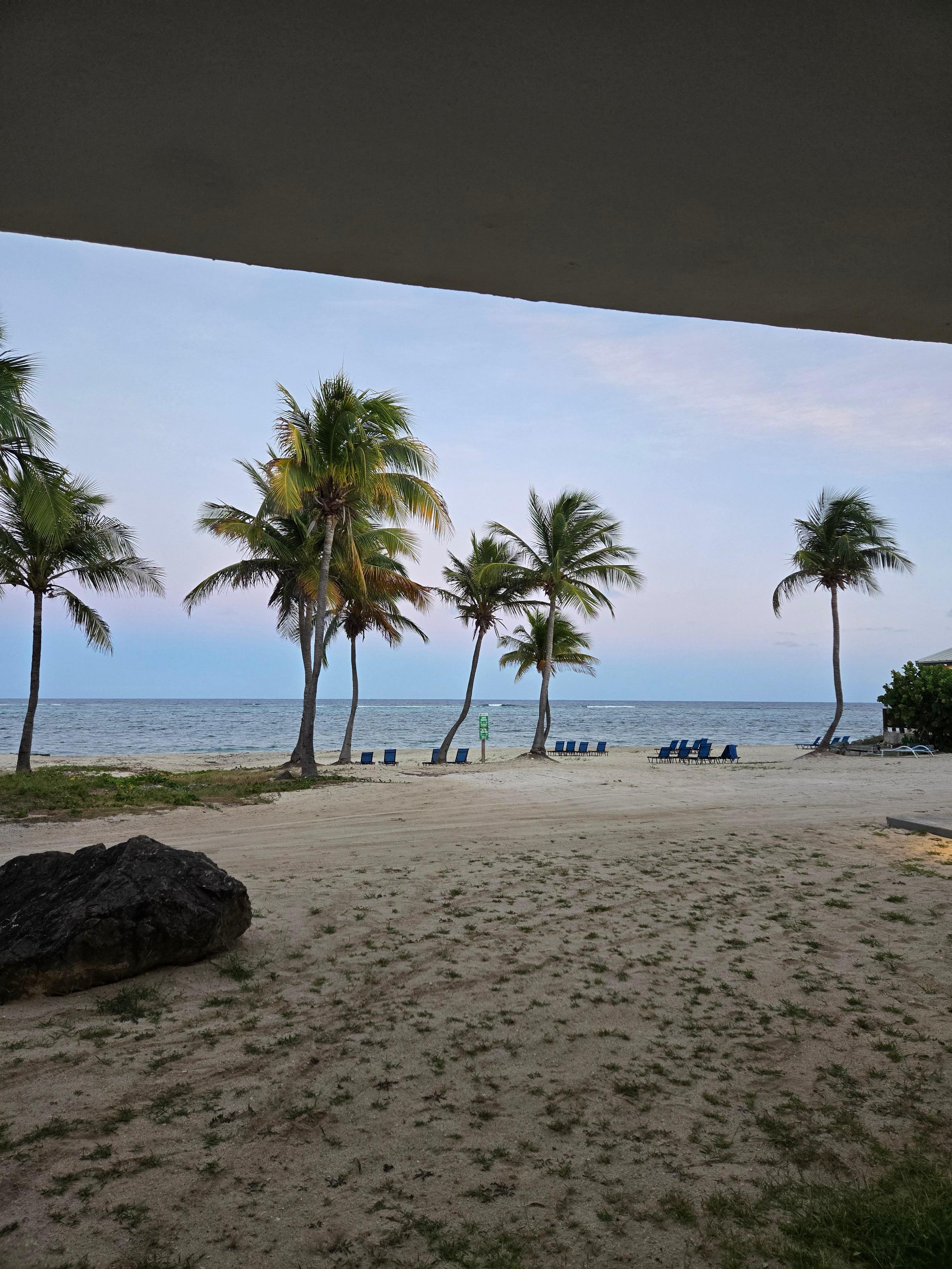 View from our room (1st floor) 