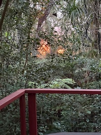 Sunset from the hot tub!