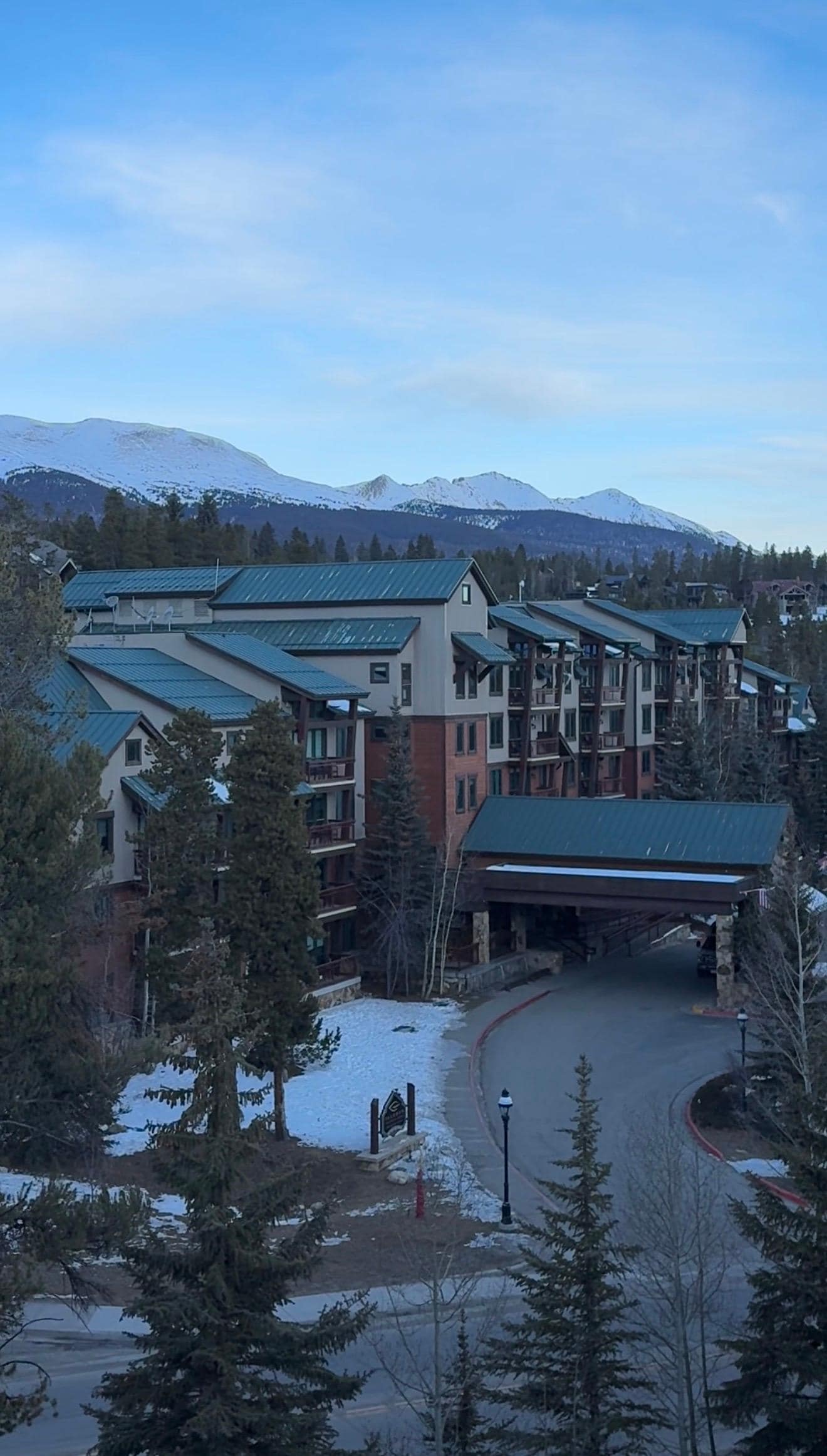 Our view from the balcony 