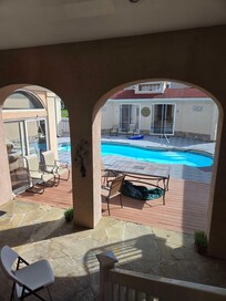 Courtyard and pool