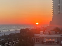 Sunset from the balcony