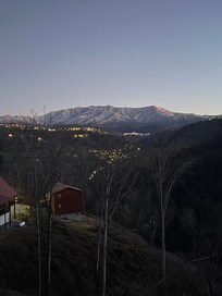 View of mountain at 5:30pm.