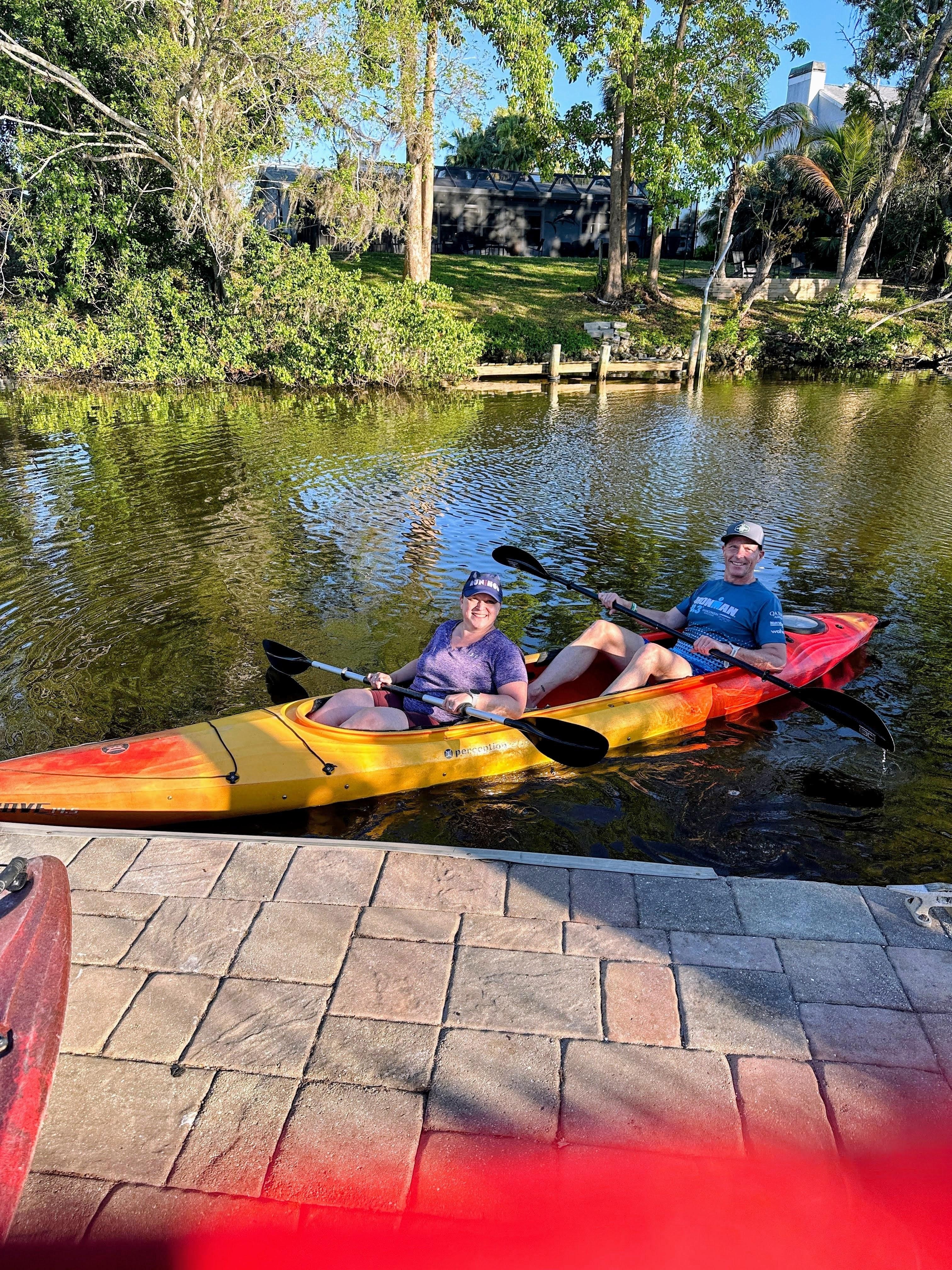 Kayak-made it to Sarasota Bay
