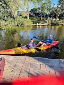 Kayak-made it to Sarasota Bay