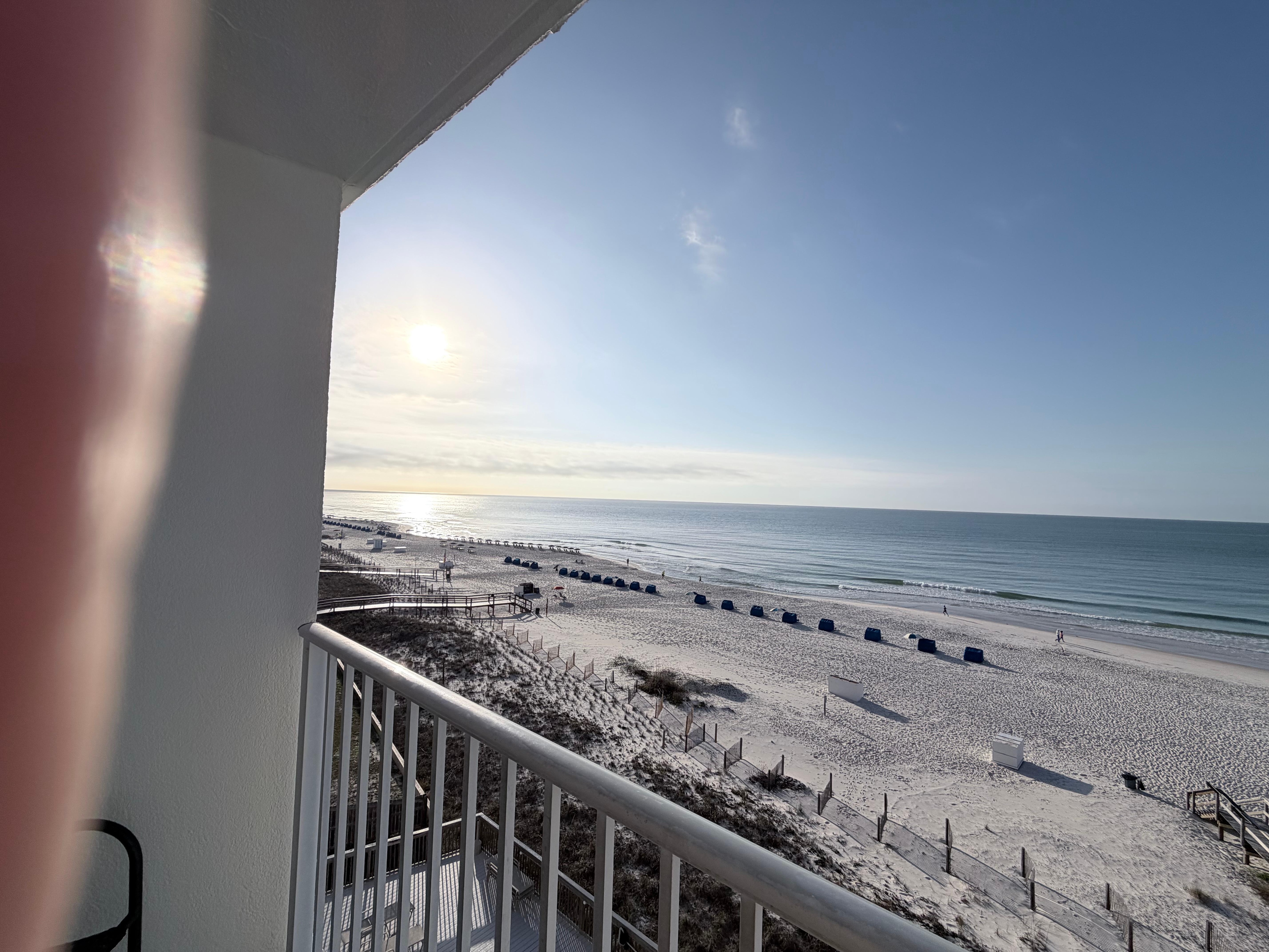 The view from the balcony..