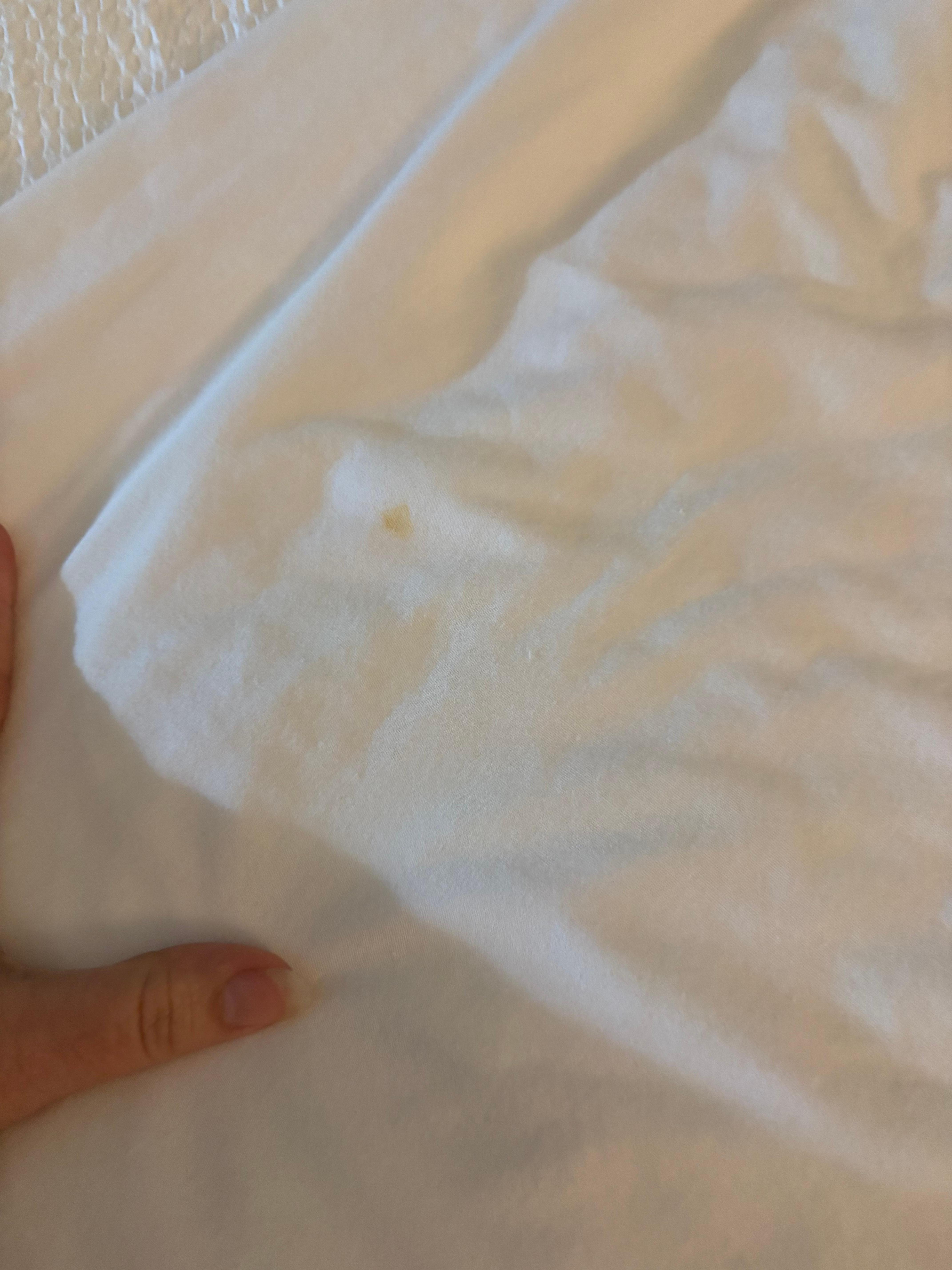 Stain on sheets