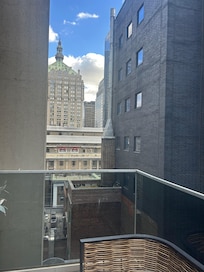 View from the room balcony