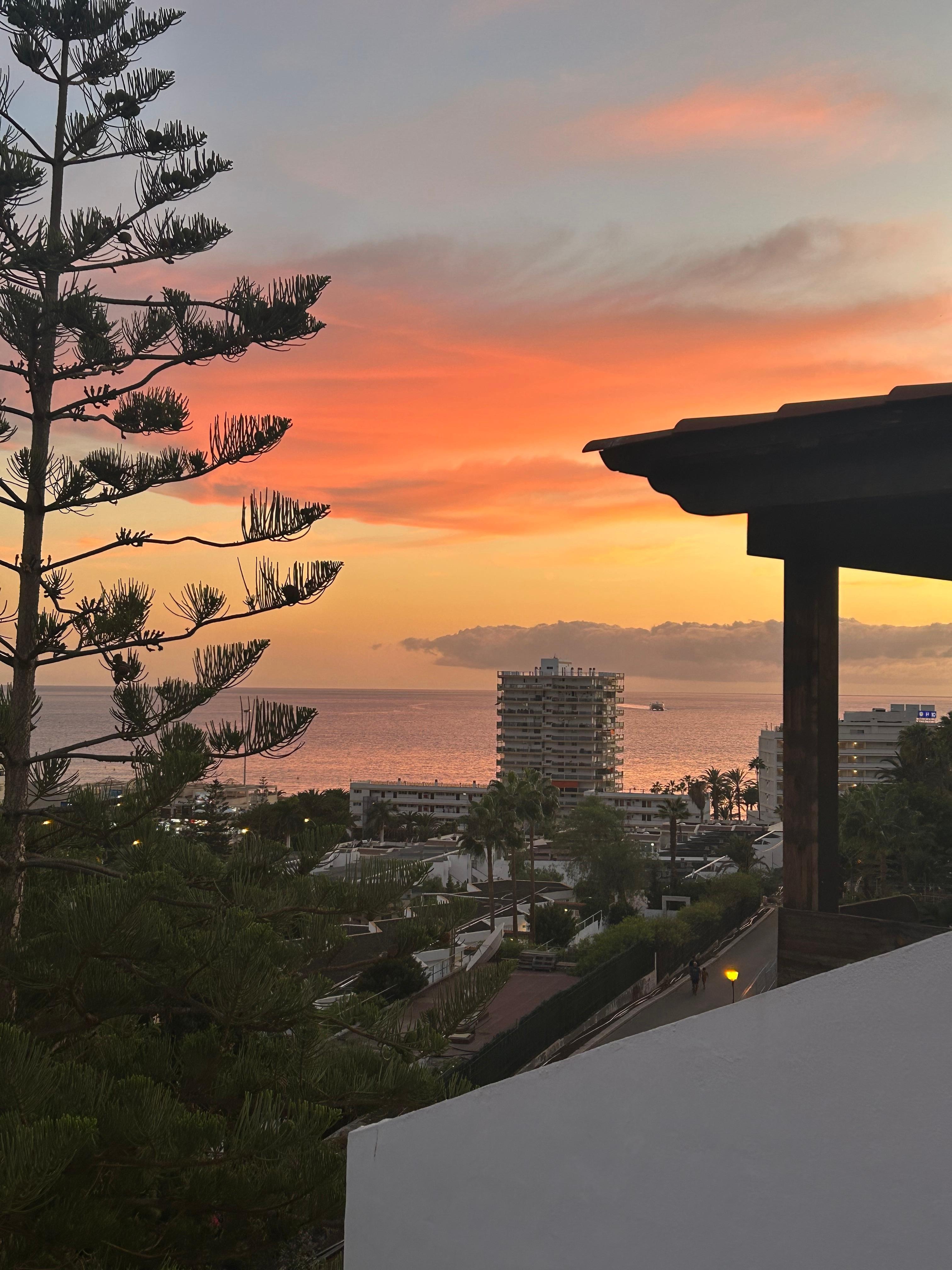 Lovely view from balcony 