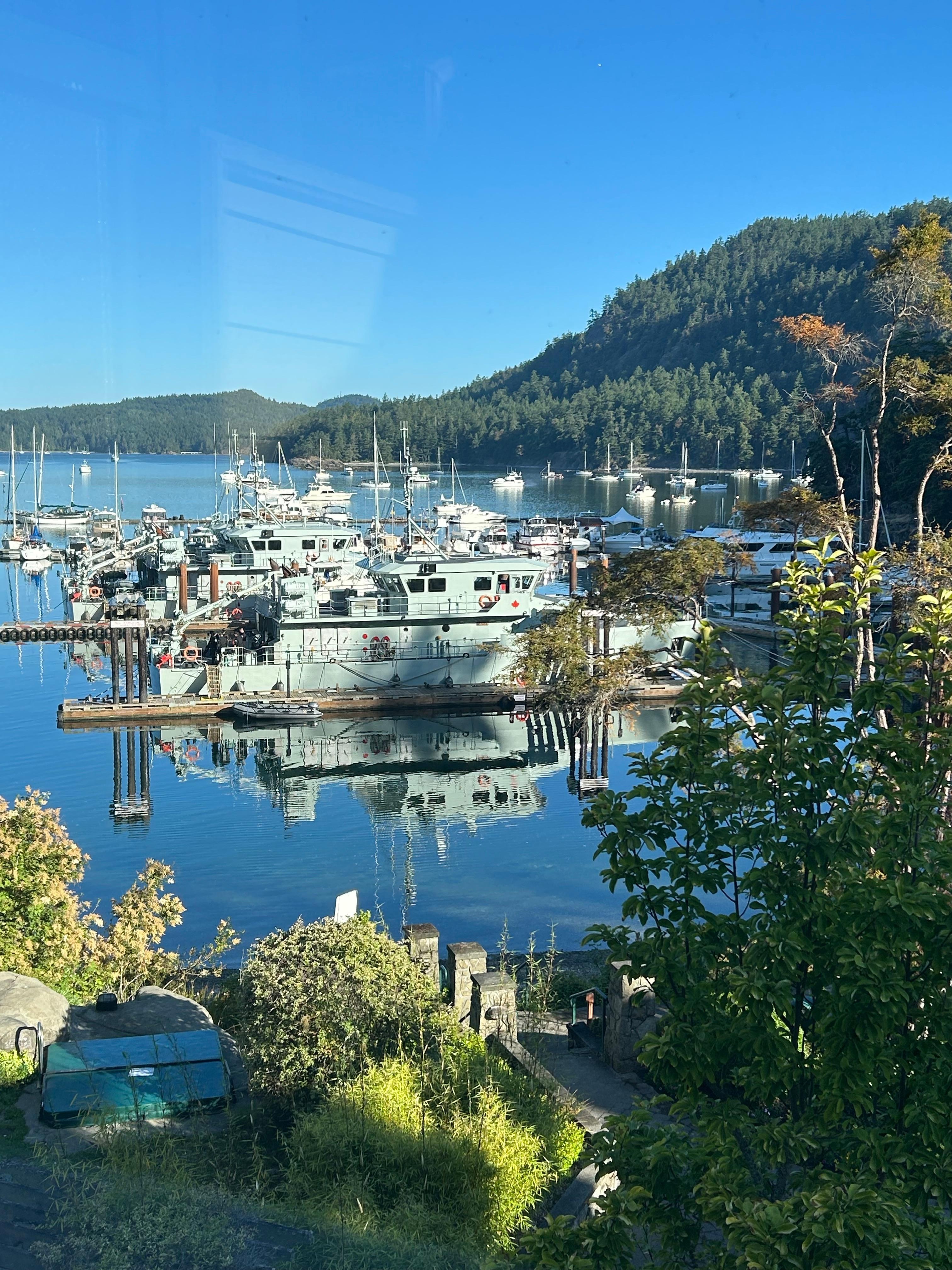 View from our lodge room 