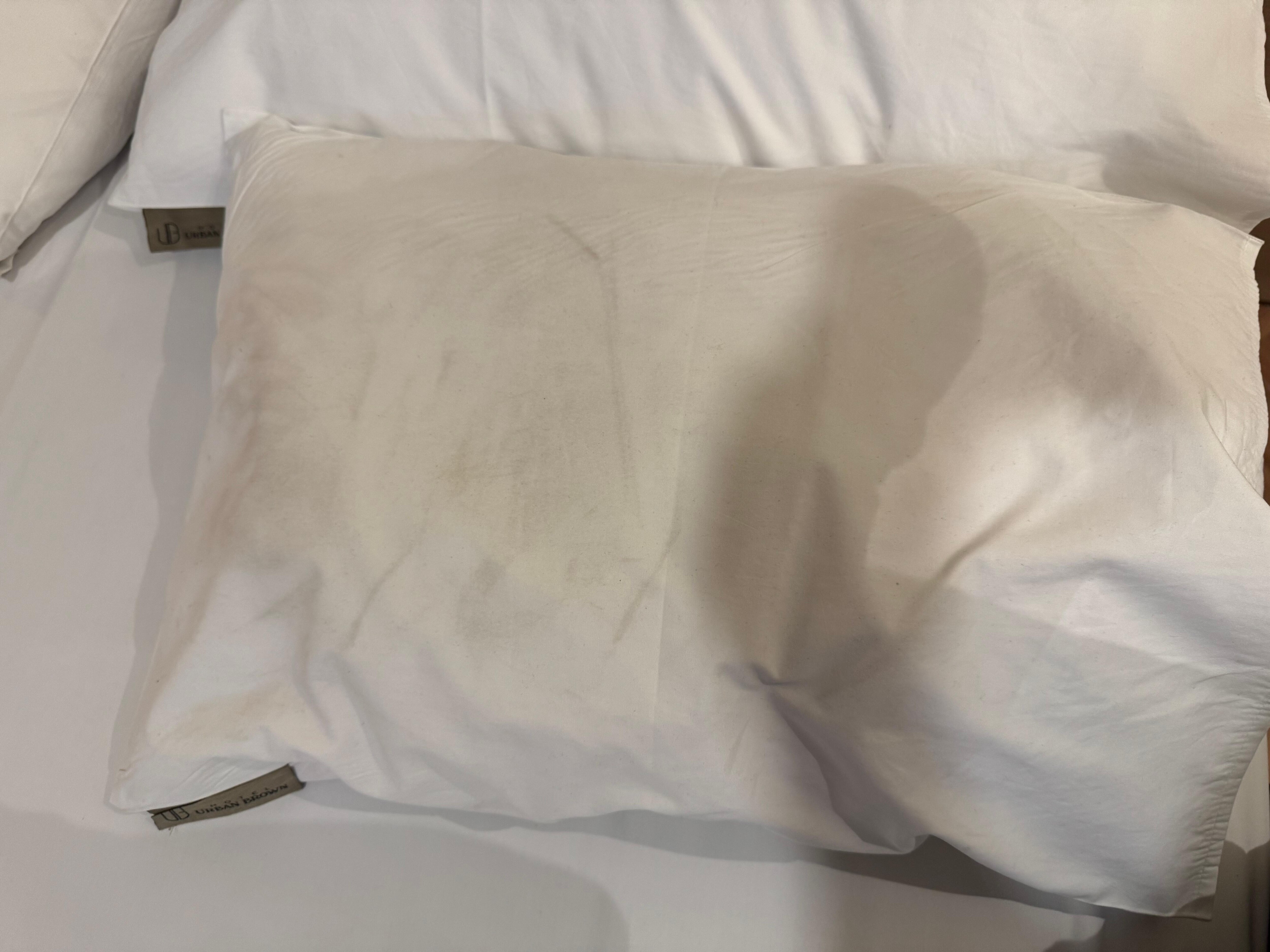 Dirty pillowcase